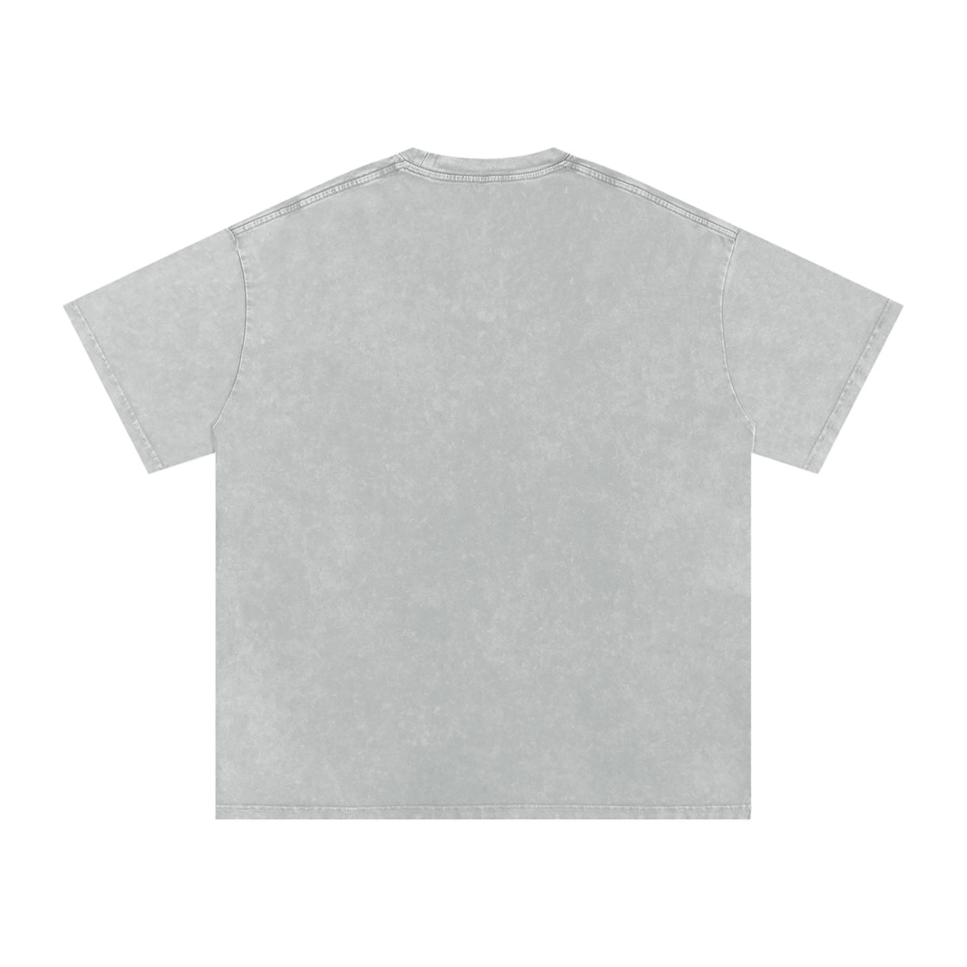 Grey Snow Washed Oversized Cotton T-Shirt