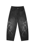 Sunfade Vintage Wash ORCHID Barrel Jeans