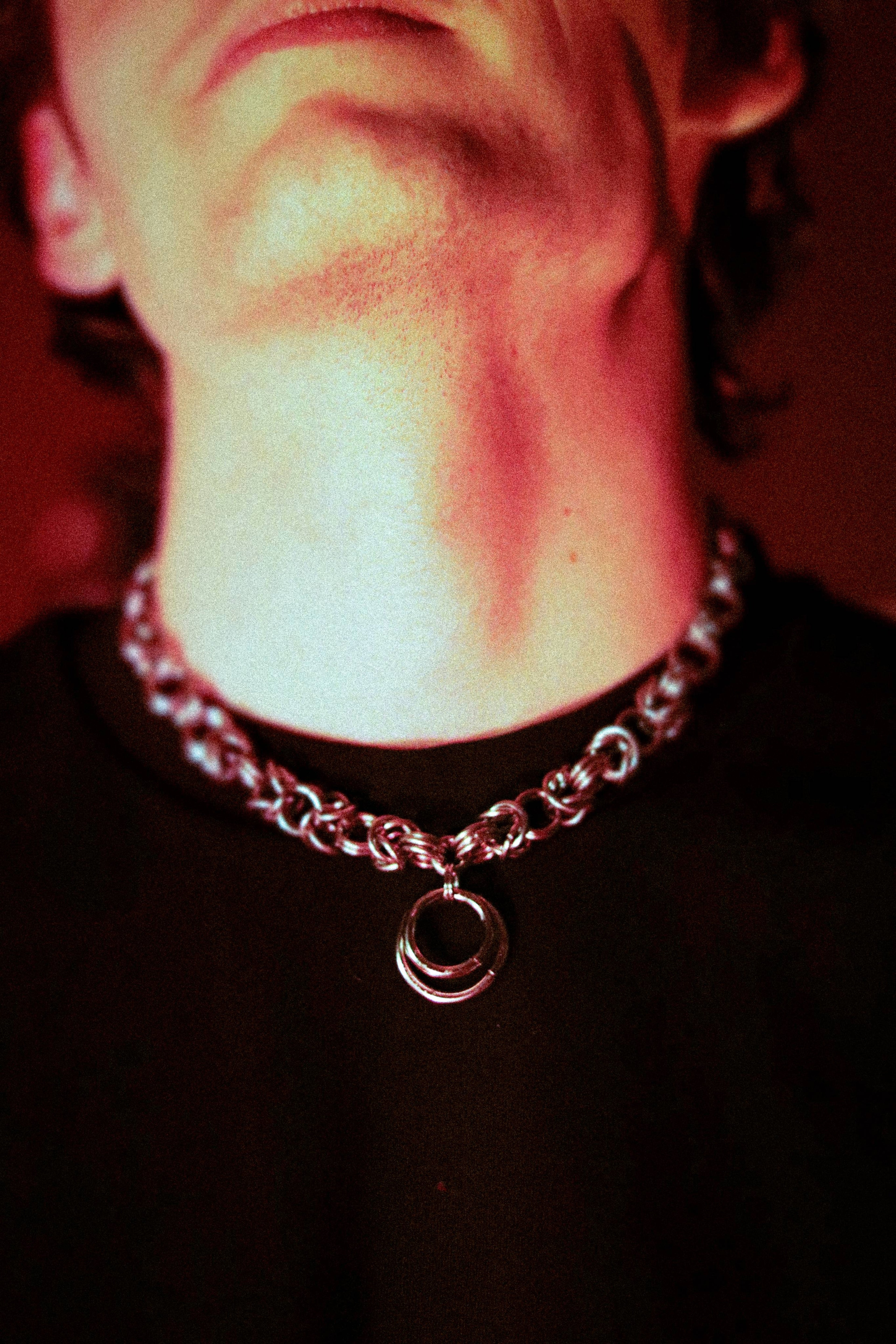 Chainmaille Necklace Byzantine Weave Stainless Steel