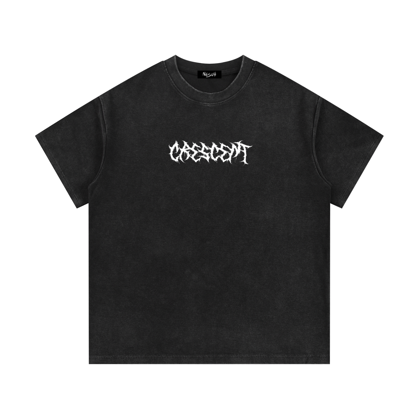 Crescent Mineral Wash Waffle Knit T-Shirt